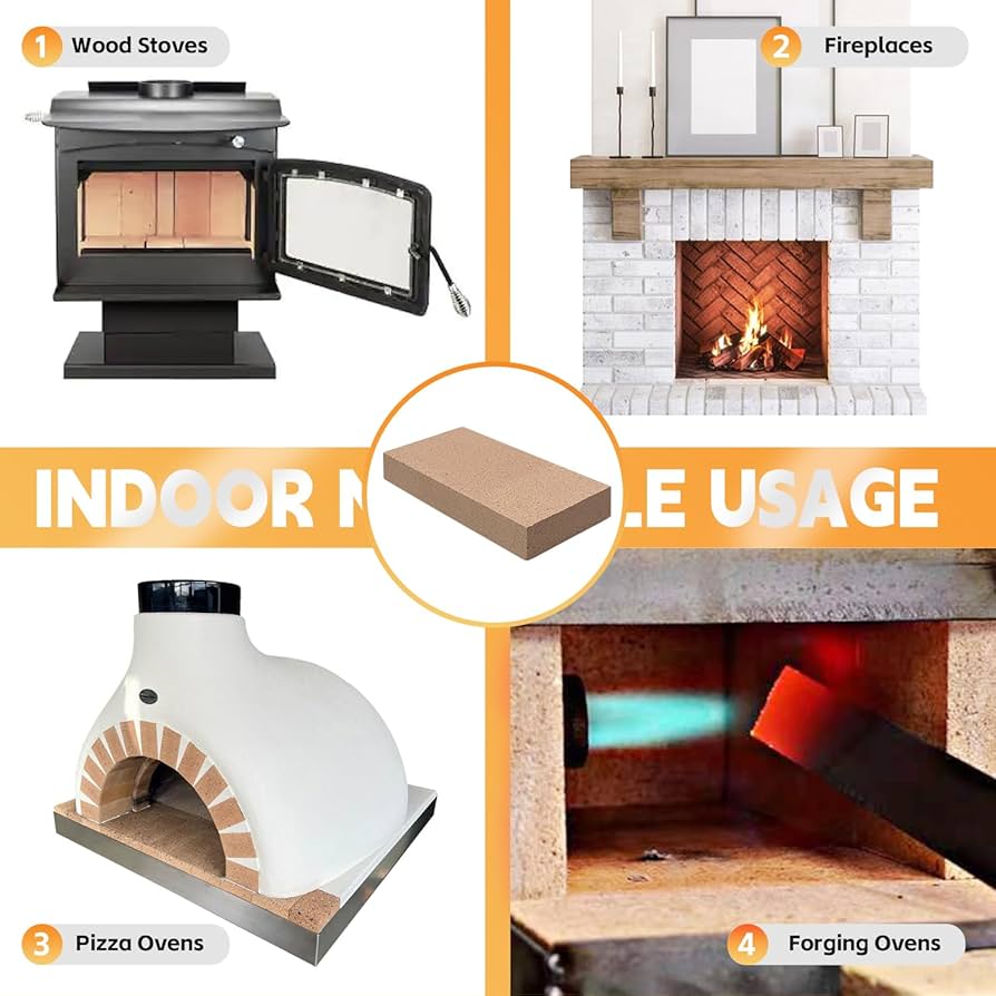 Choosing the Right Firebrick Size for Your Fireplace or Kiln