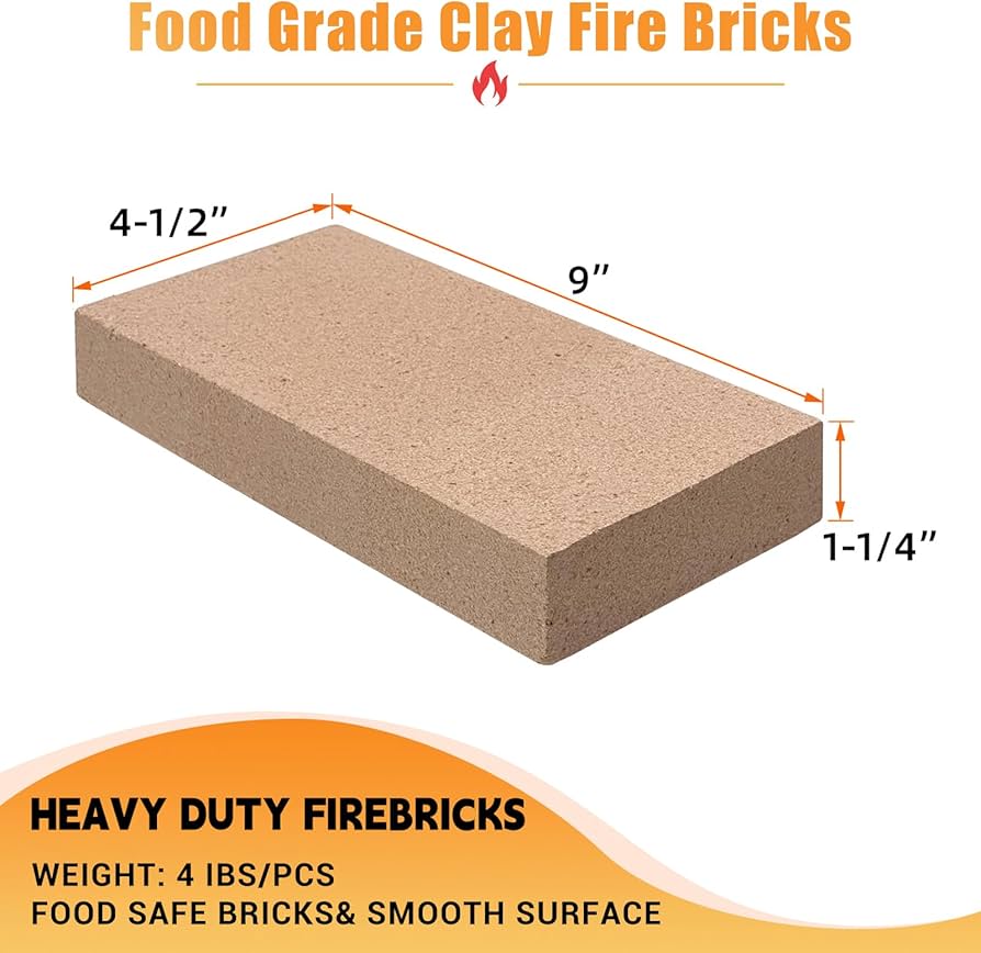 Food Safe Fire Bricks for Pizza Ovens and Smokers: Top Choices