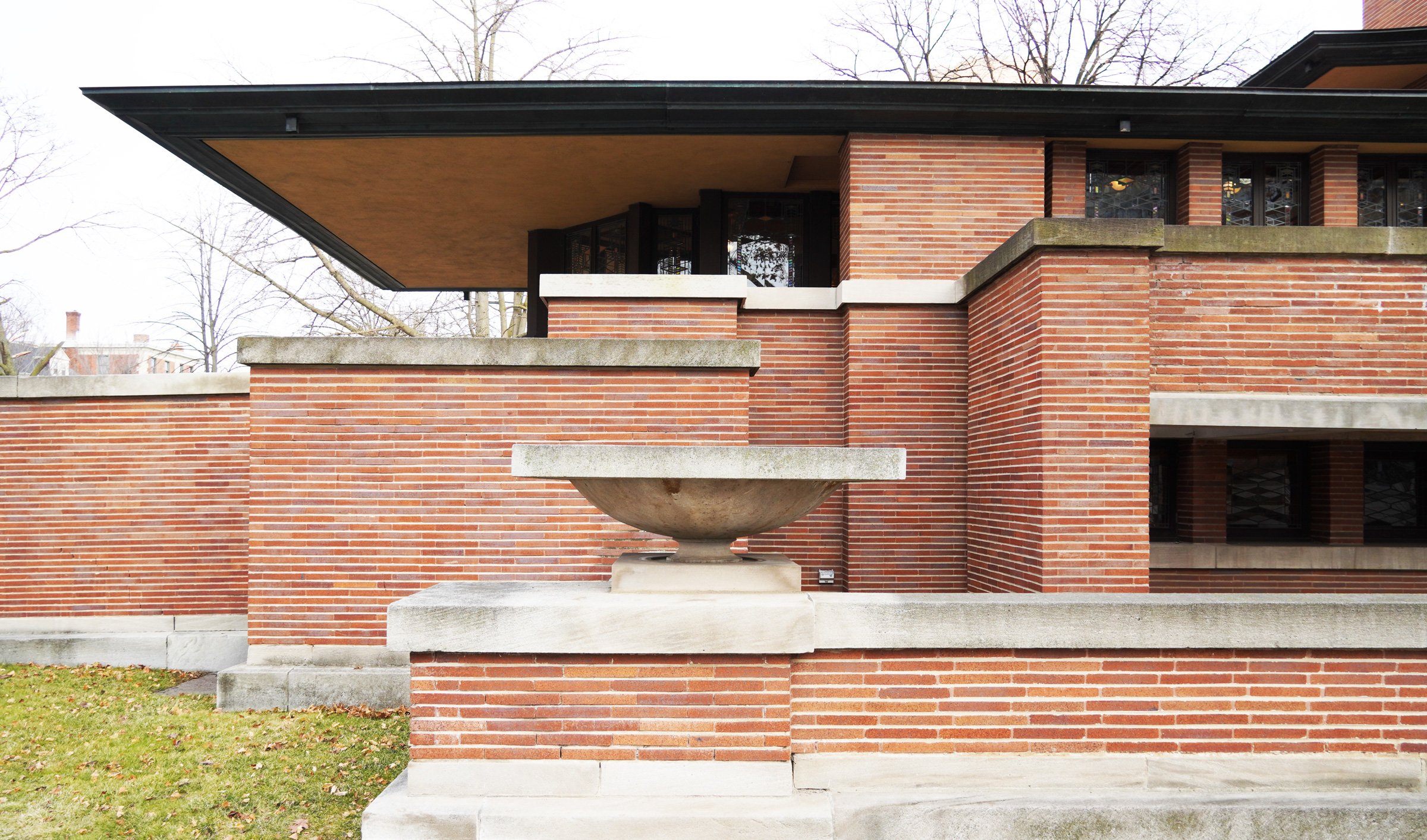 frank lloyd wright brick