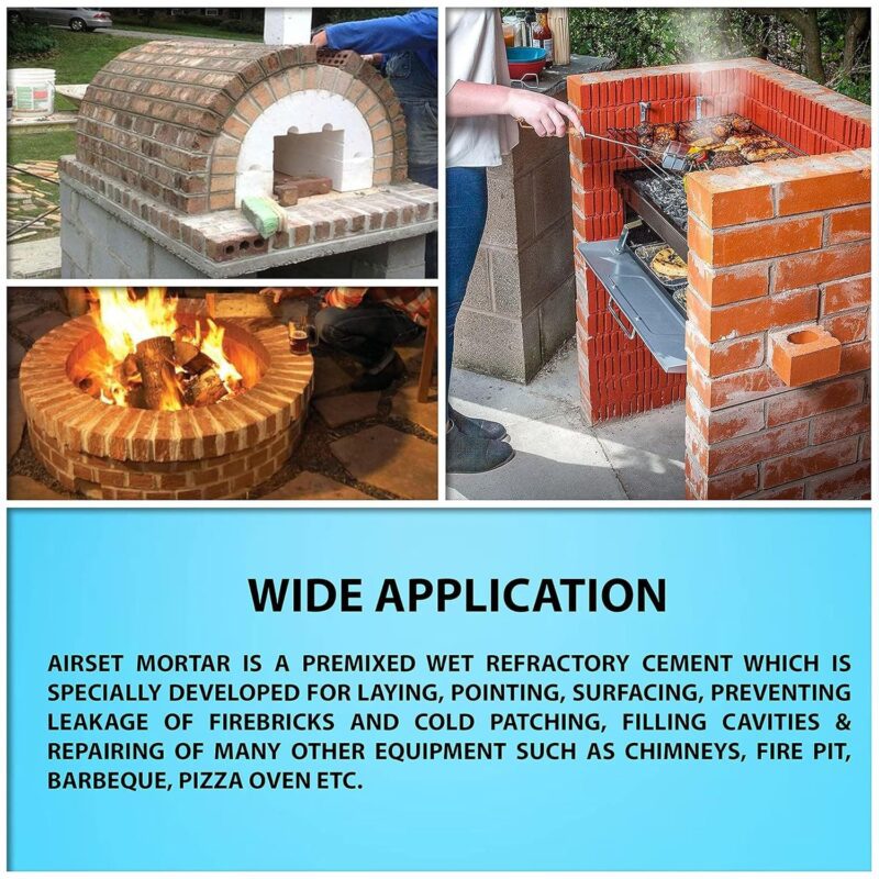 Best Refractory Brick Mortar for Furnace & Kiln Applications