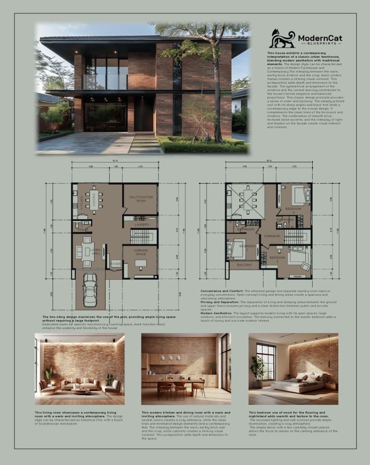 Brick House Floor Plans: Classic & Modern Designs