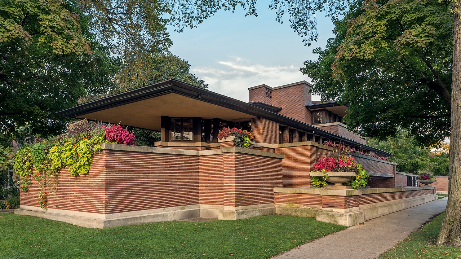 frank lloyd wright brick