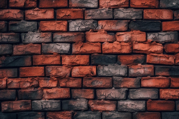 red and black brick