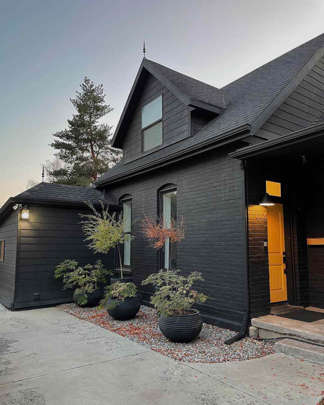 Stunning Charcoal Brick House Designs for Modern Living