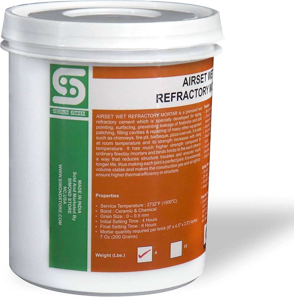 Best Refractory Brick Mortar for Furnace & Kiln Applications