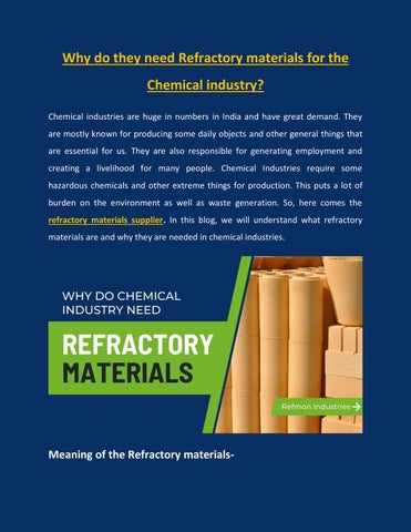 Refractory Definition: Key Things You Should Know