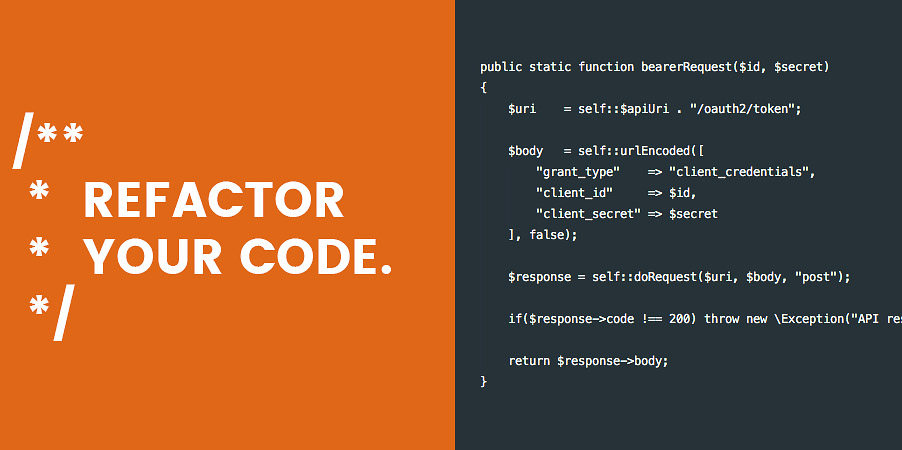 Define Refactoring: A simple guide to improve your code.