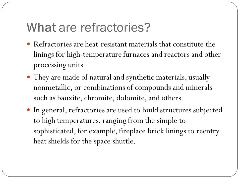 Refractory Material Basics: A Quick and Easy Introduction