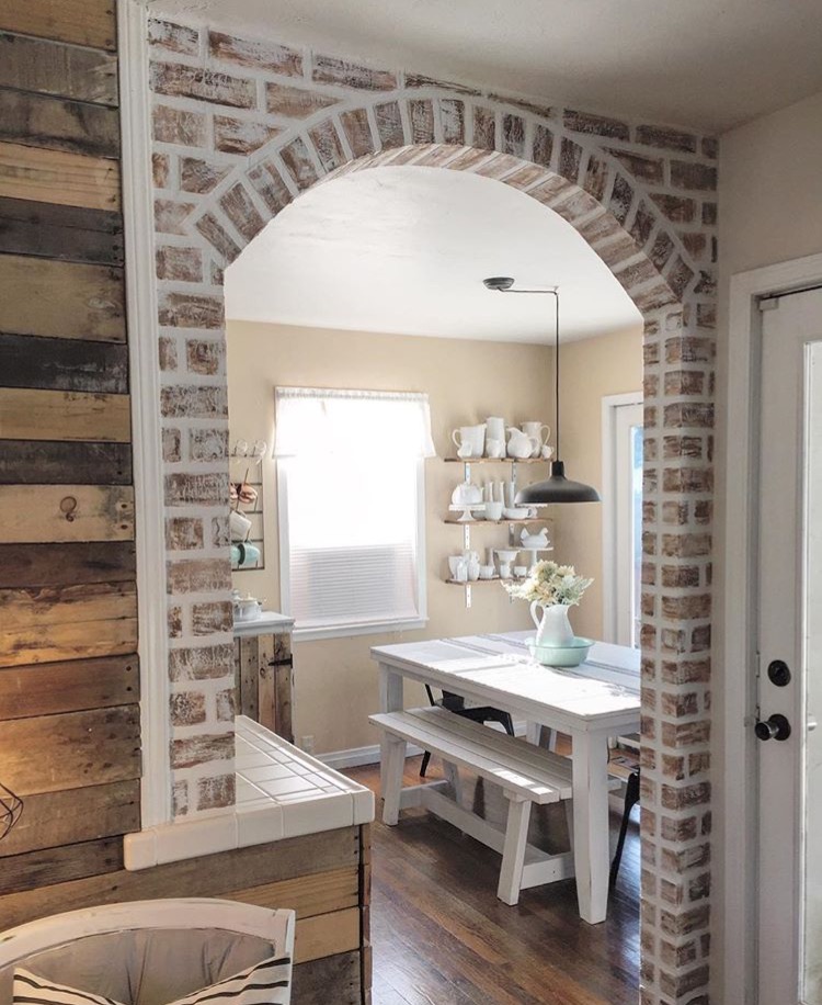 Faux Brick Arch: Easy DIY Project for Your Home