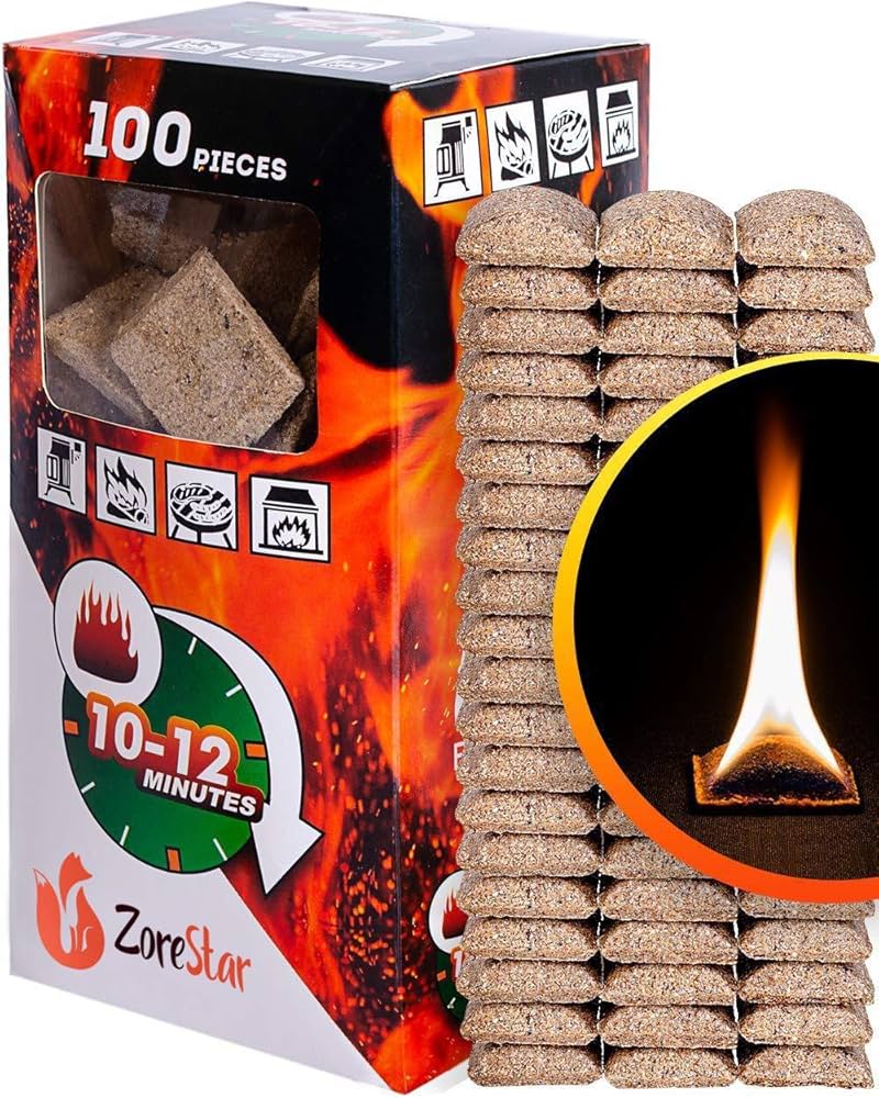 fire starter bricks for camping, easy to use tips!