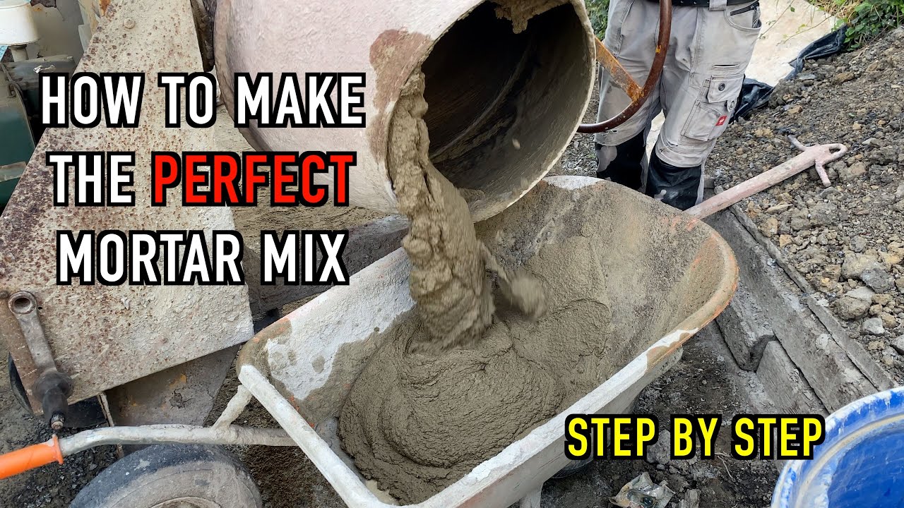 How to Mix Mortar for Bricks Perfectly: Get the Right Consistency Every Time!