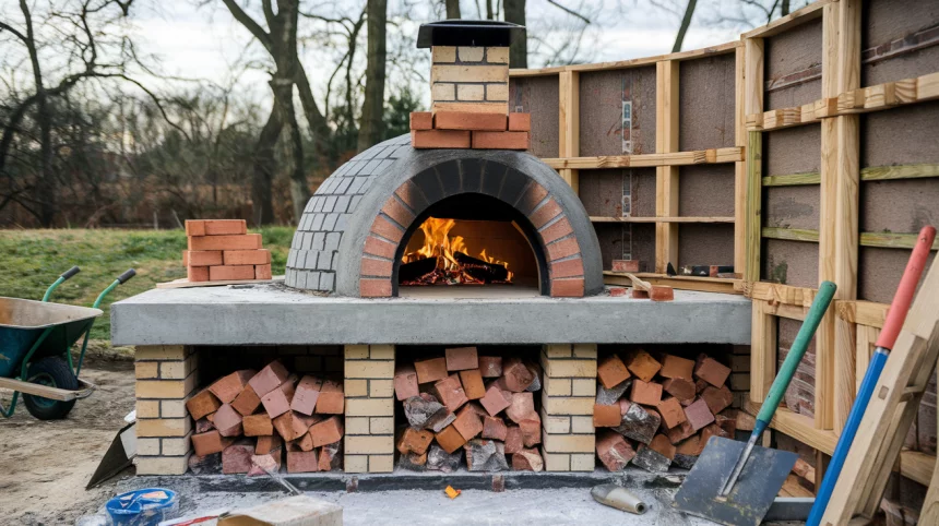 Want a brick pizza oven? Follow this guide to start it step by step.