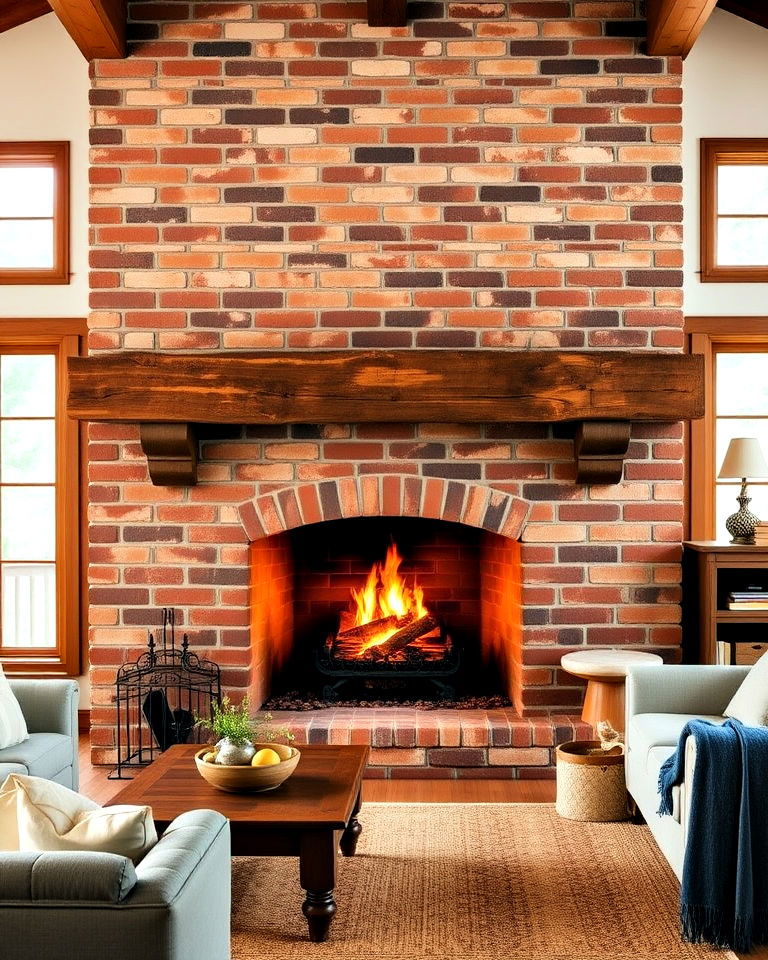 Want Red Fireplace Bricks? Here is the style Choose Guide!