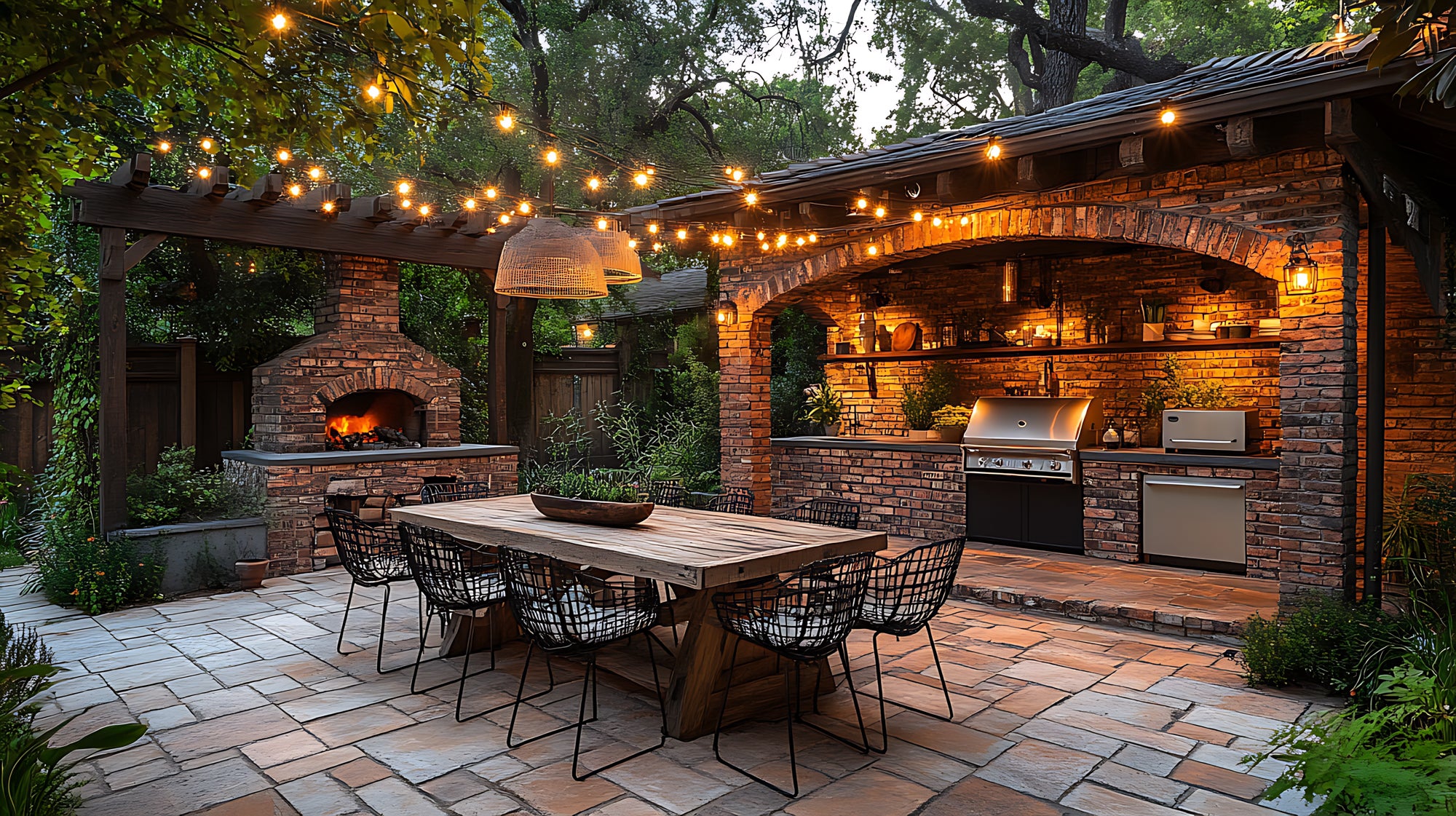 Create a Backyard Paradise: Homemade Brick BBQ and Pizza Oven