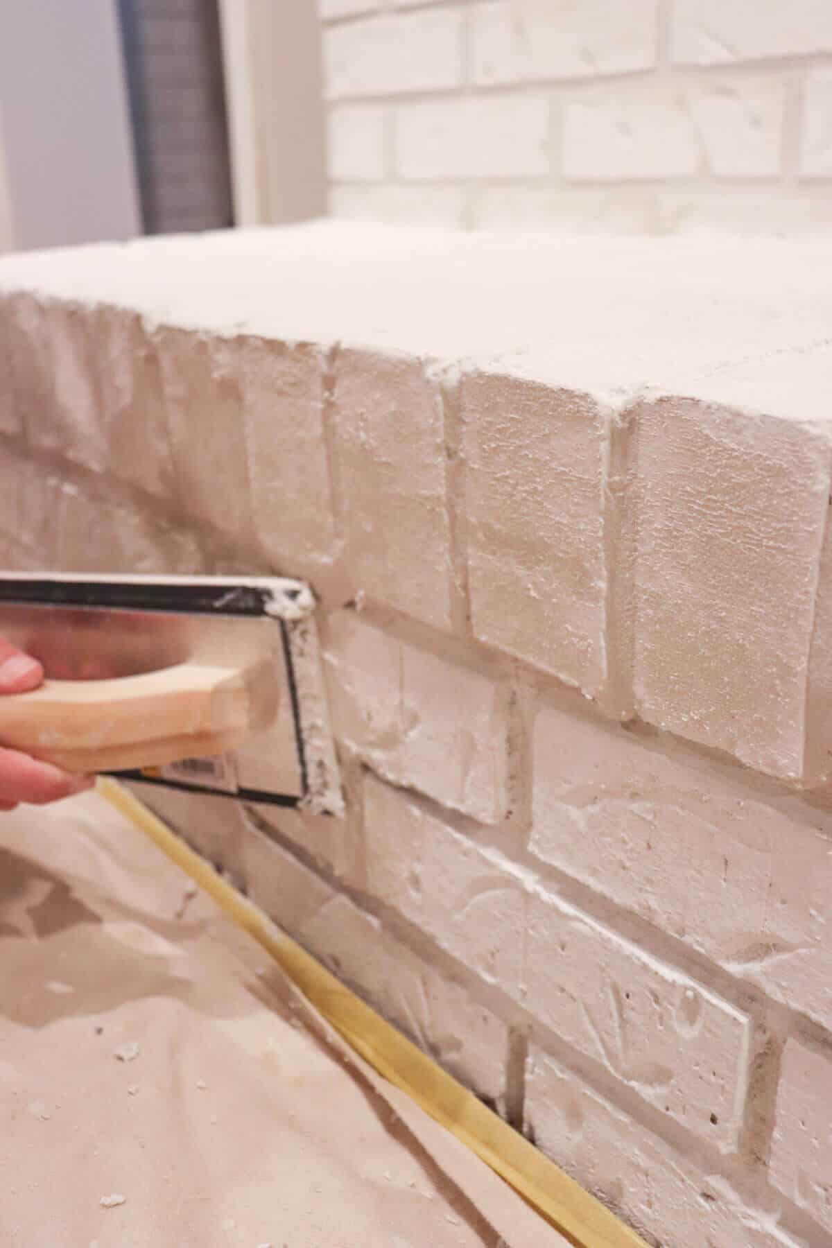 How to Glue a Brick to a Fireplace Mortar Joint?