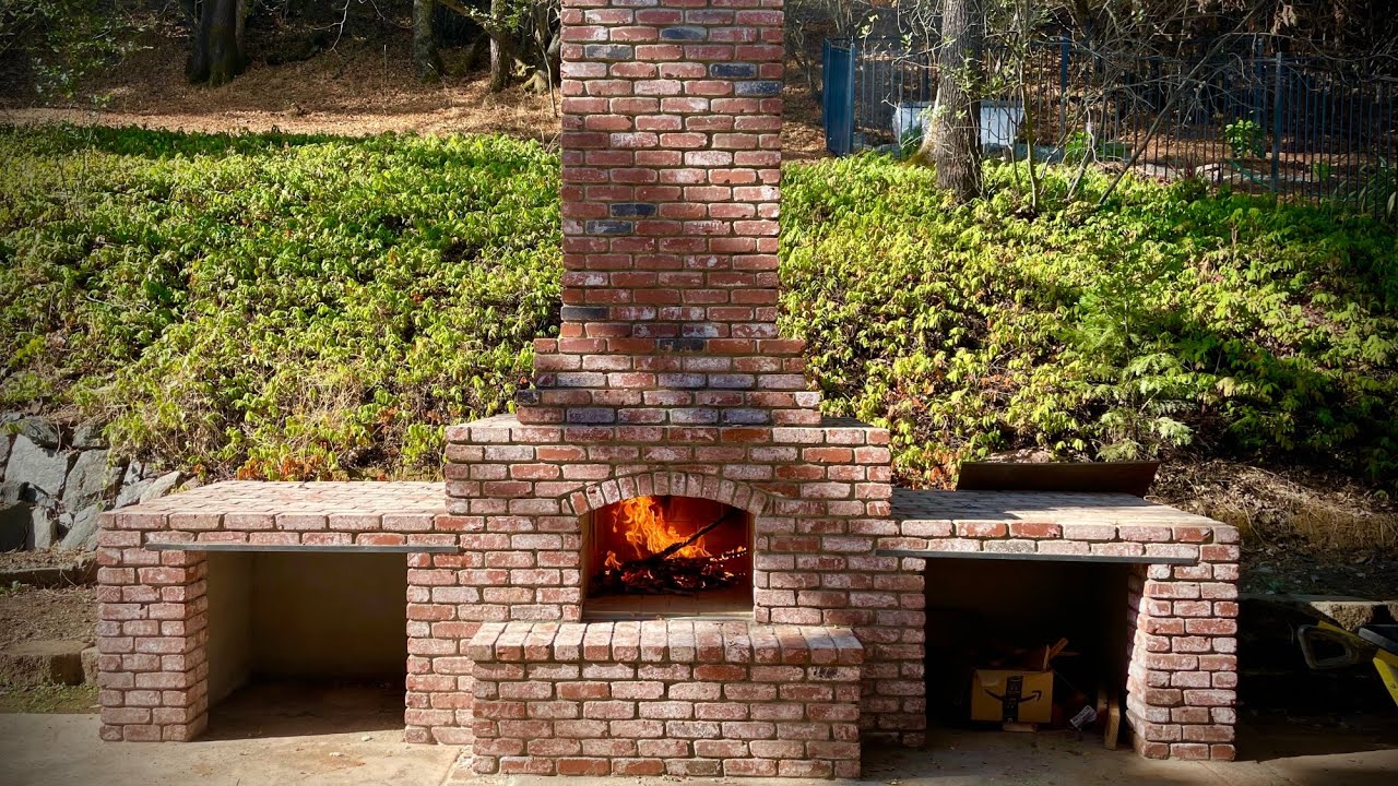 Make a DIY Brick Fireplace: Amazing Outdoor Project, and Beginner Friendly